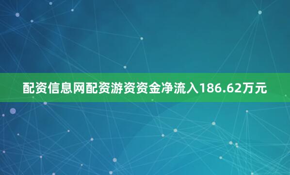 配资信息网配资游资资金净流入186.62万元
