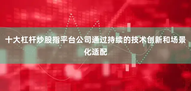 十大杠杆炒股指平台公司通过持续的技术创新和场景化适配