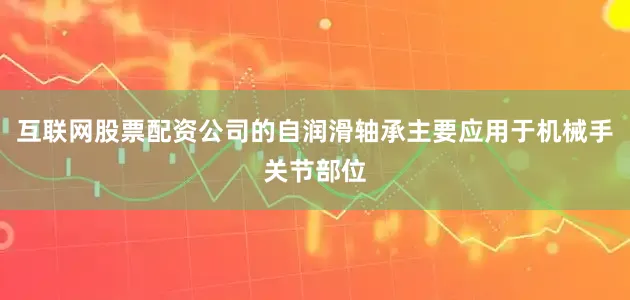 互联网股票配资公司的自润滑轴承主要应用于机械手关节部位