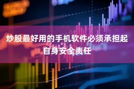 炒股最好用的手机软件必须承担起自身安全责任